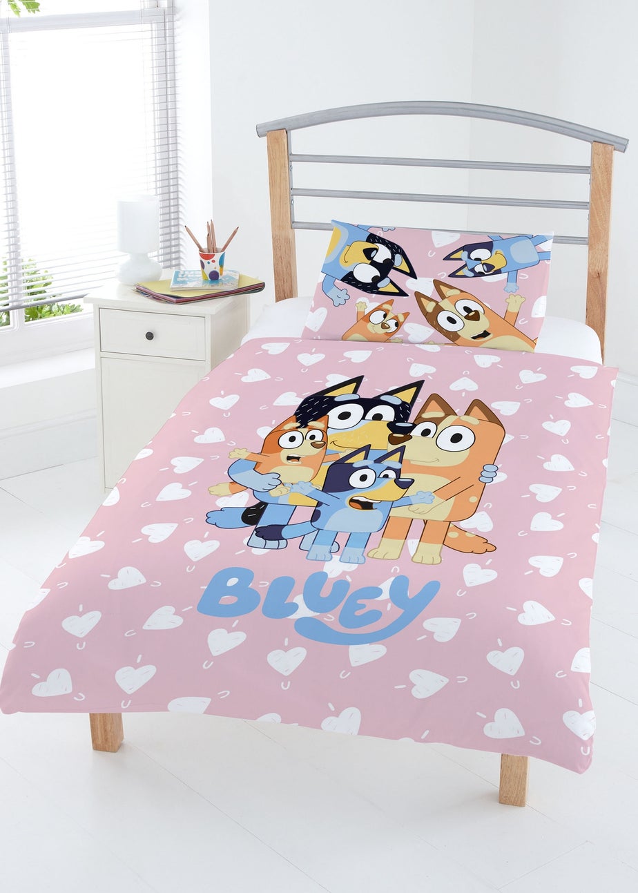 Bluey Pink Duvet Set