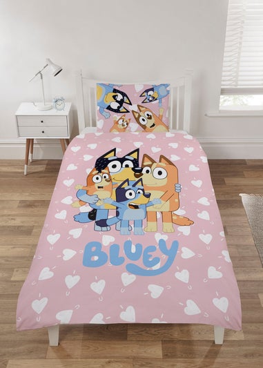 Bluey Pink Duvet Set