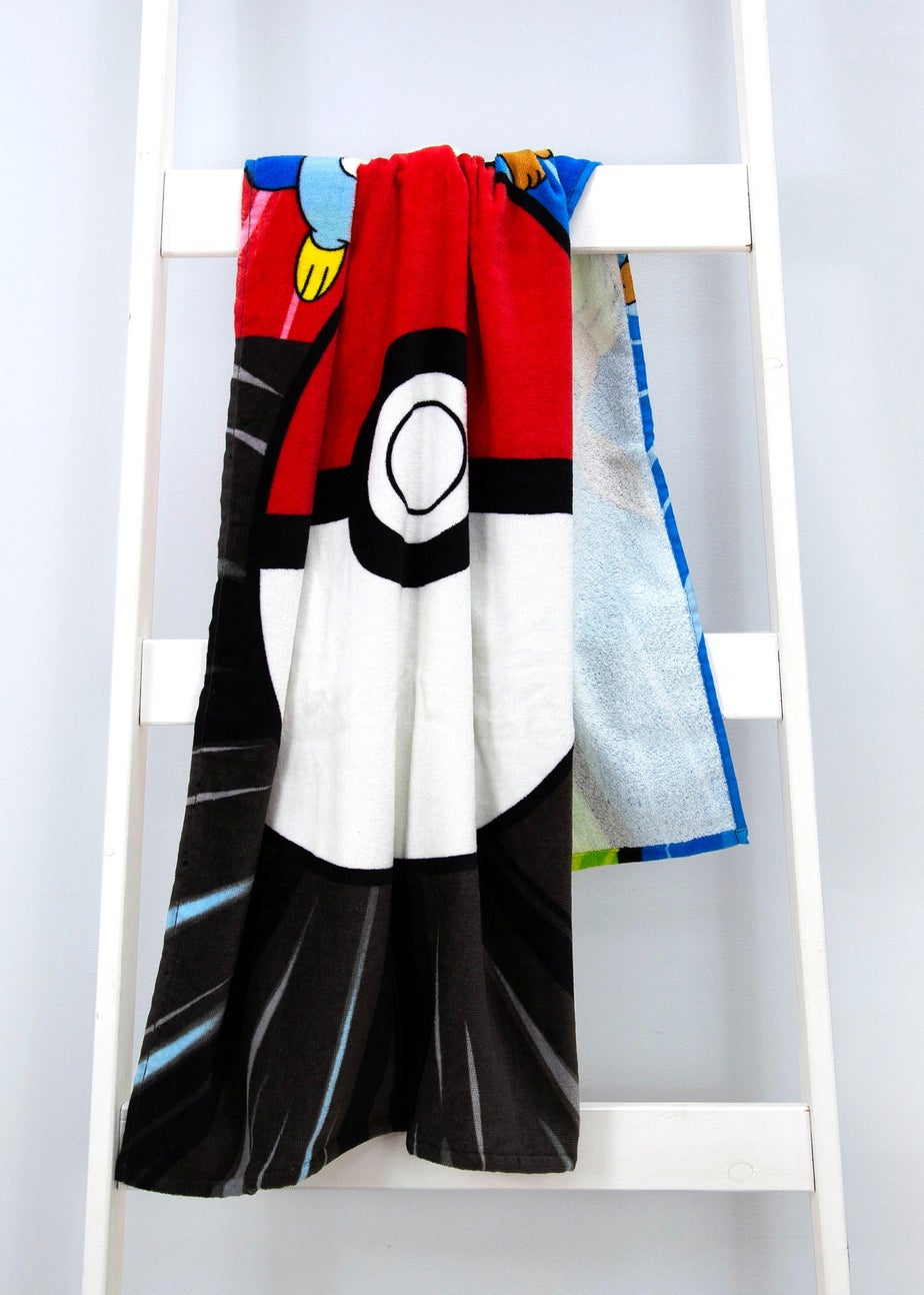 Pokémon Red Unite Beach Pool Towel