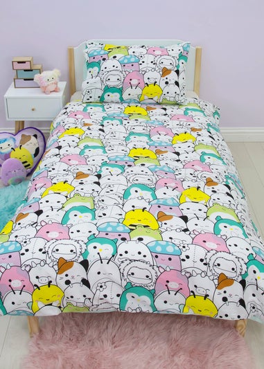 Squishmallows Multi Flash Polycotton Duvet Cover Set