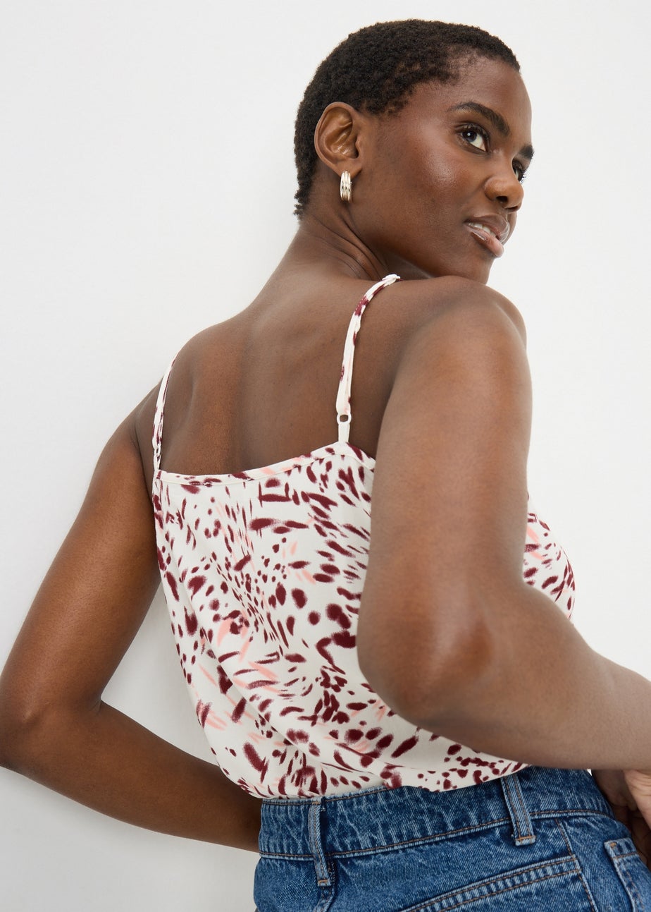 Pink Print Cami Top