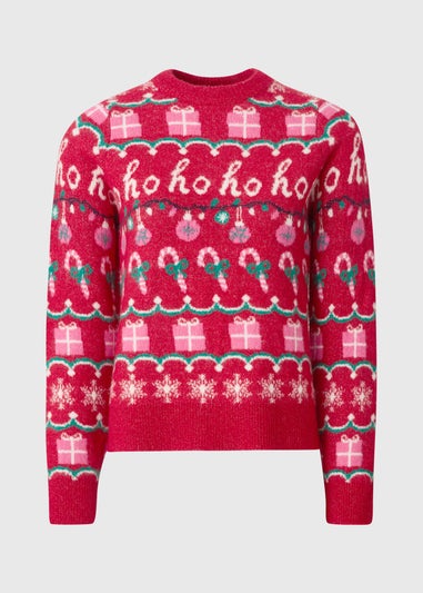 Red Ho Ho Ho Novelty Jumper