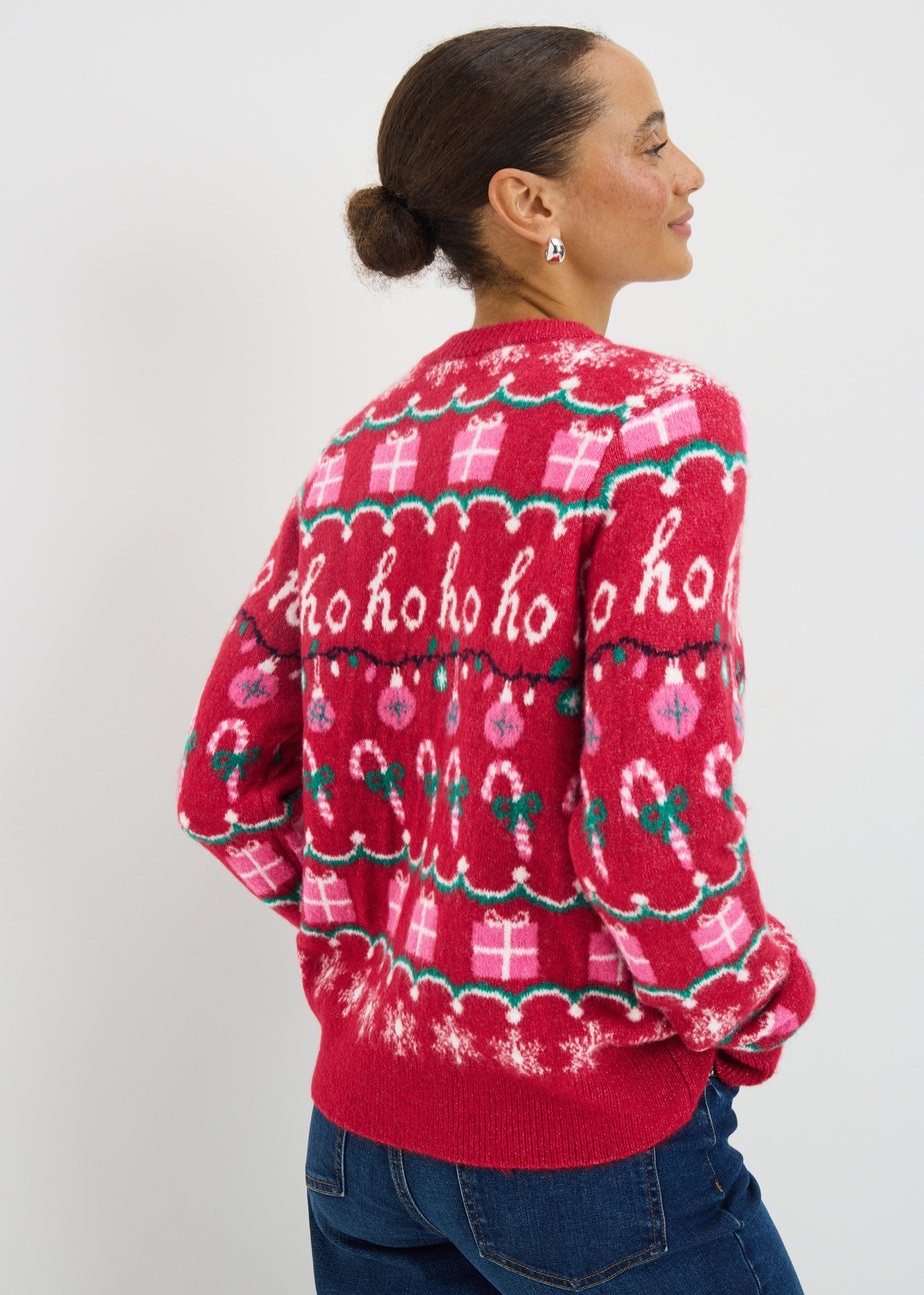 Red Ho Ho Ho Novelty Jumper