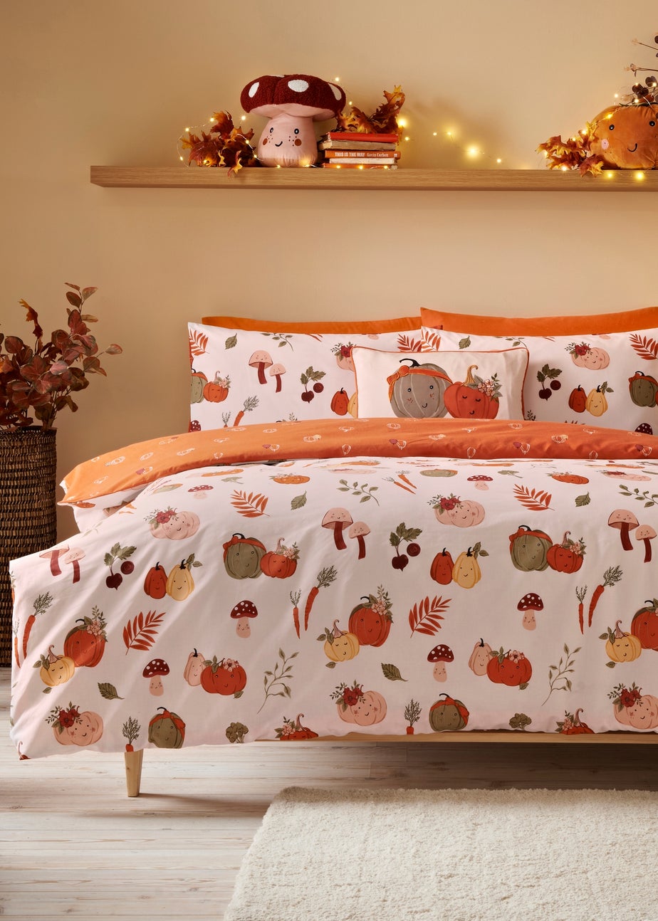 Cream Pumpkin Duvet Set