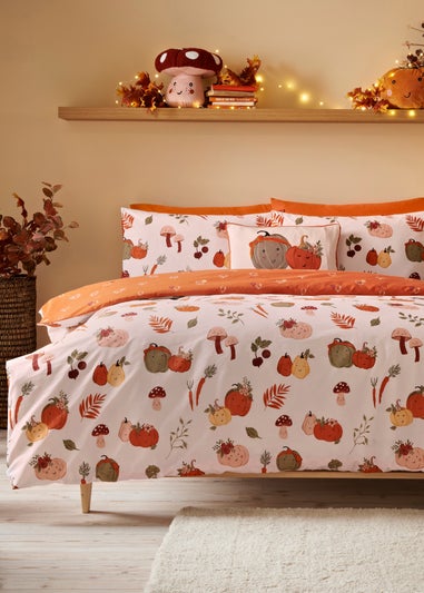 Cream Pumpkin Duvet Set