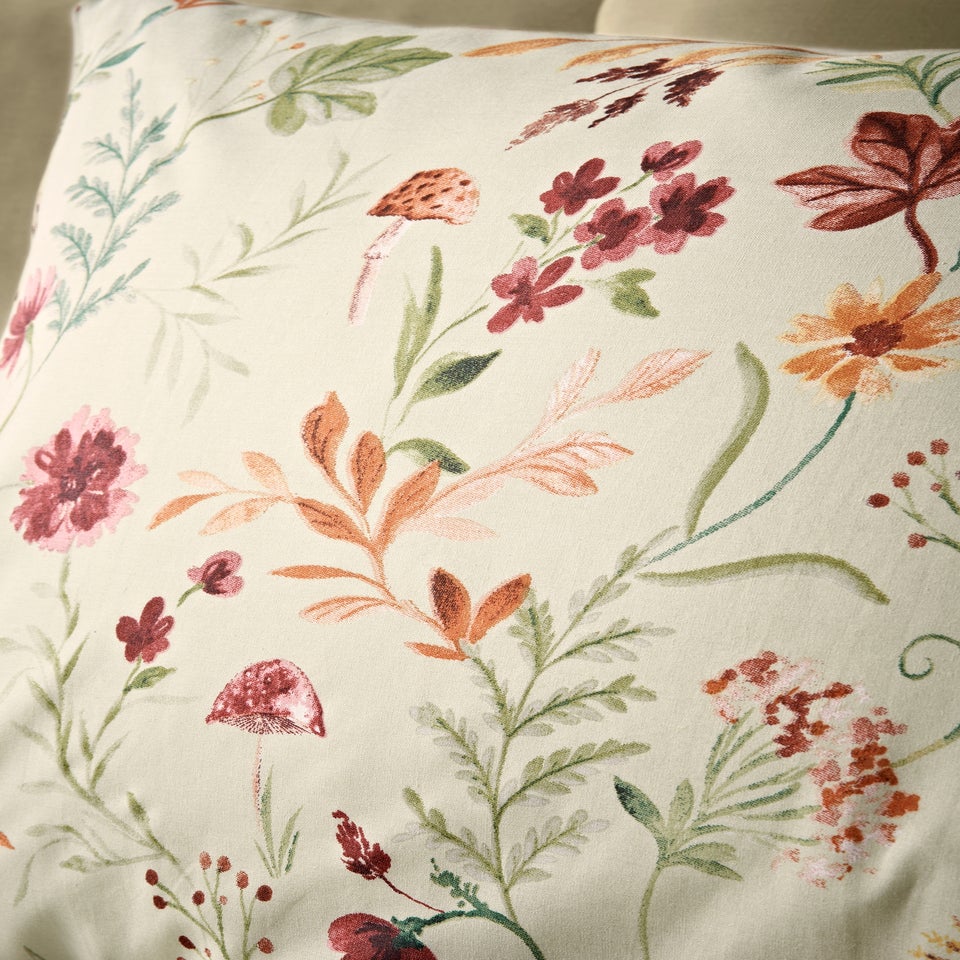 Green Floral Duvet Set
