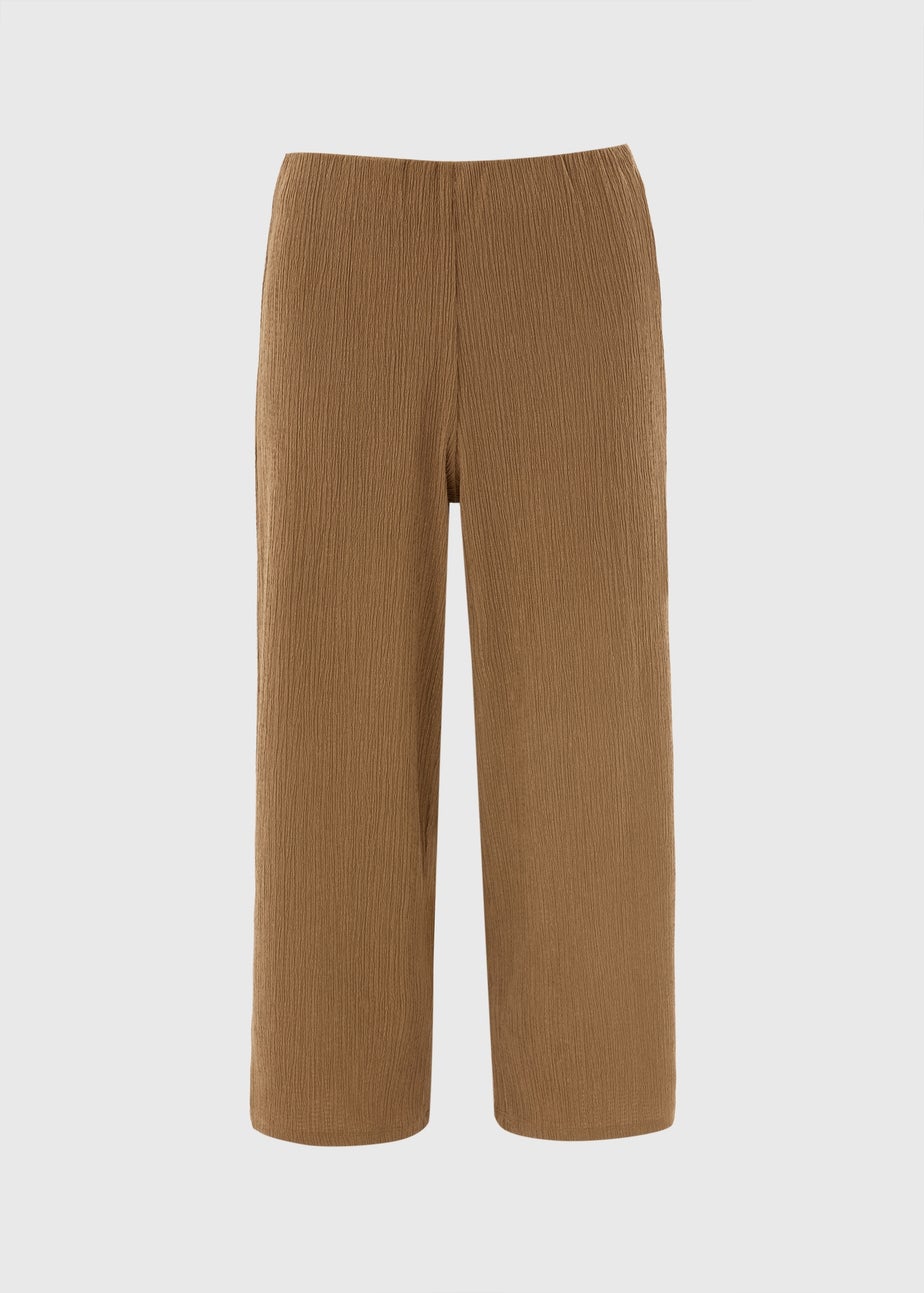 Brown Cropped Trousers