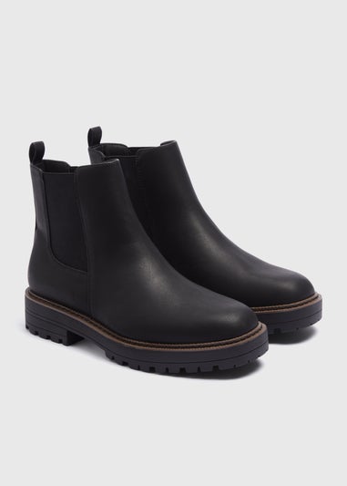 Soleflex Black Chelsea Boots
