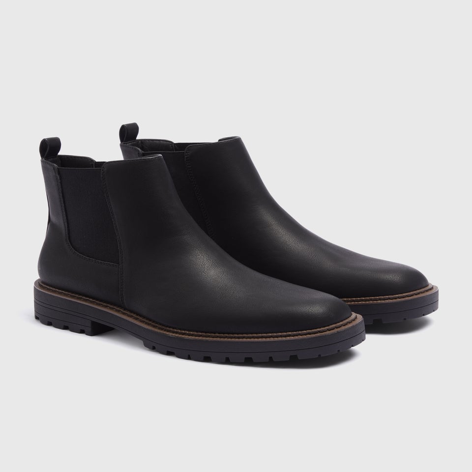 Soleflex Black Chelsea Boots