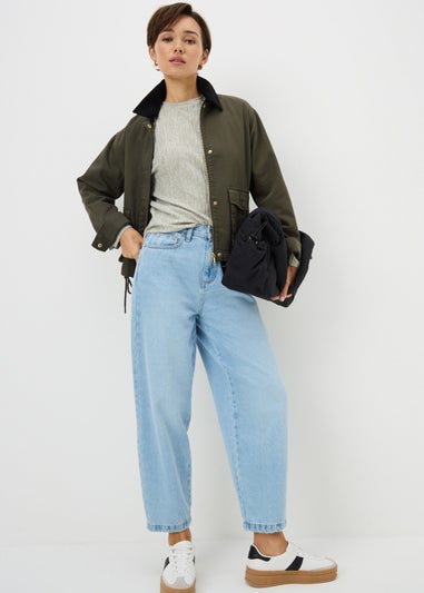 Sage Pleat Soft Touch High Neck Jumper