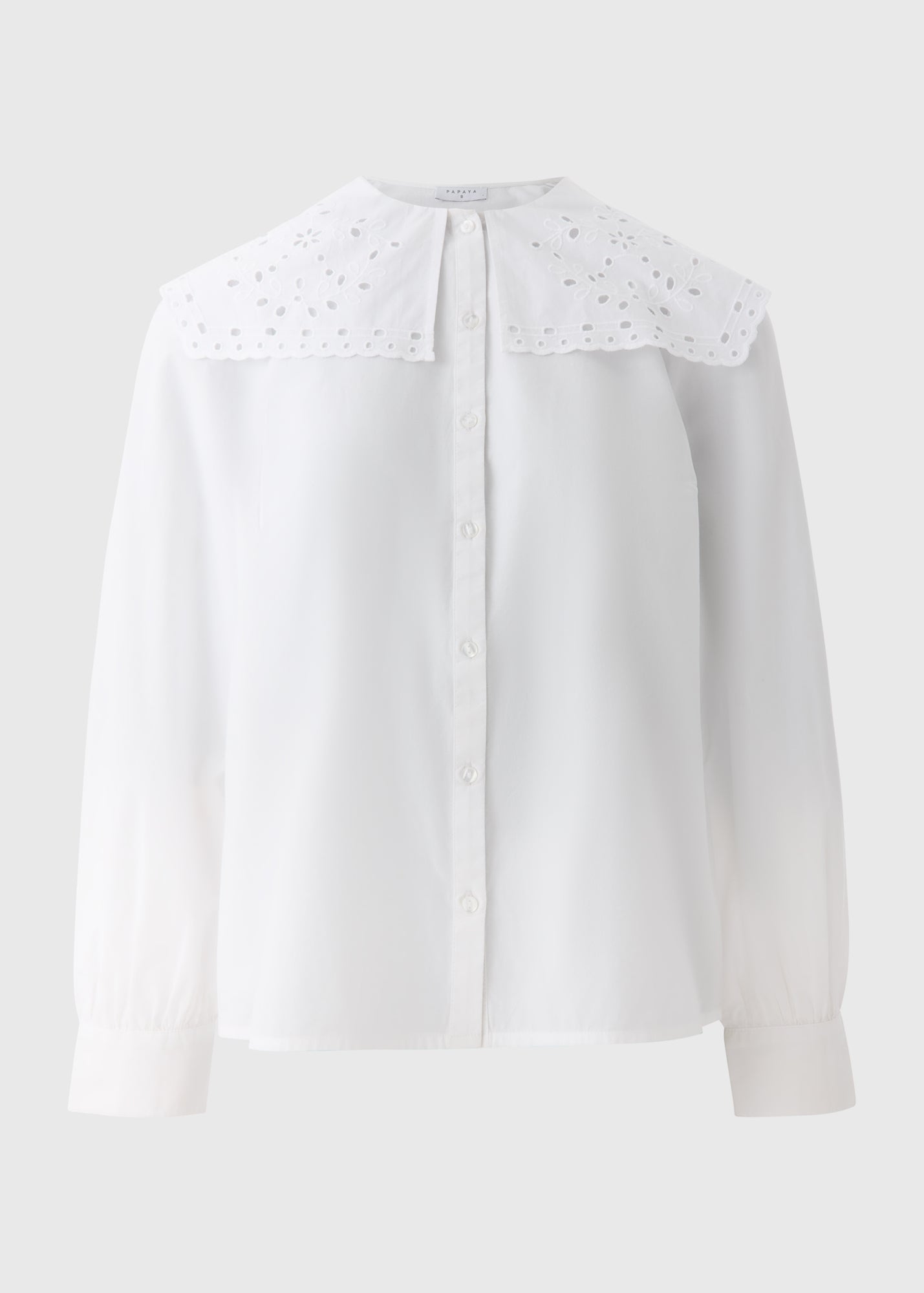 White Frill Collar Blouse - Matalan