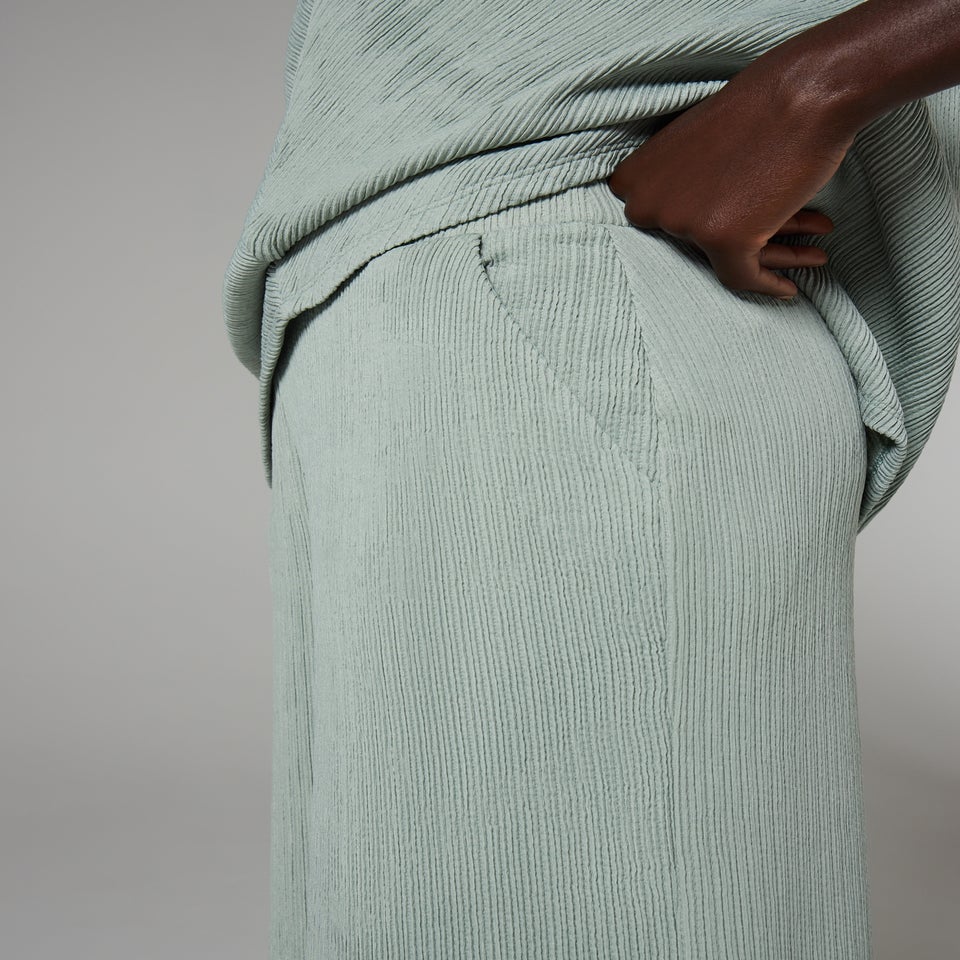 Et Vous Sage Plisse Co Ord Trousers