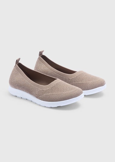 Soleflex Stone Knitted Ballet Shoes