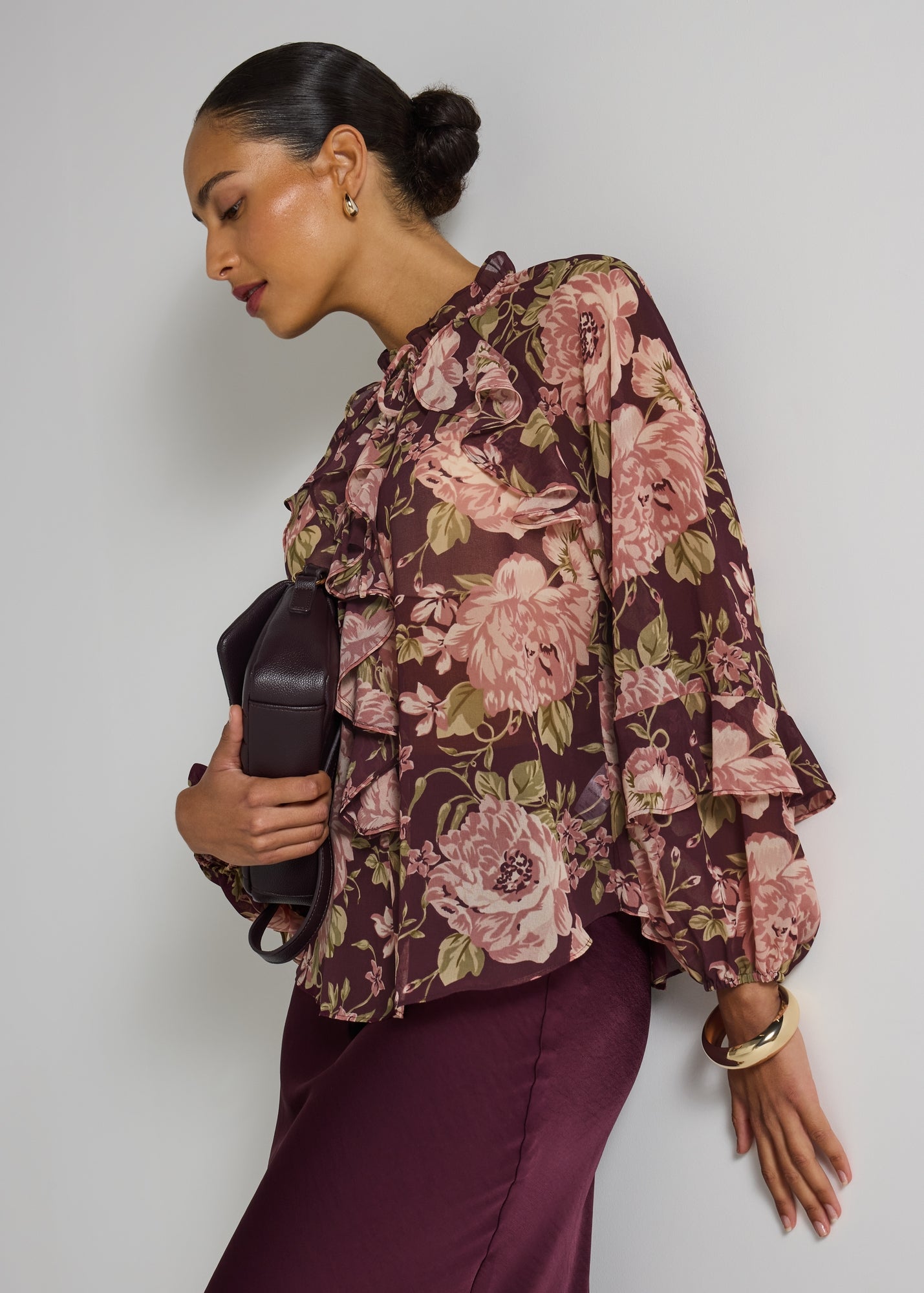 トップス PINK HOUSE Carnation print frill blouse PINK HOUSE Carnation print frill blouse HugeDomains.com PINK HOUSE