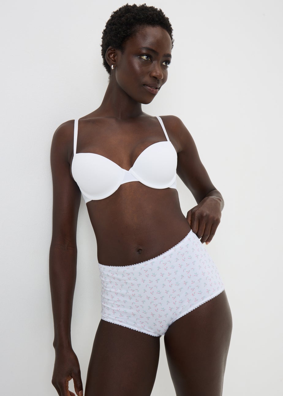 5 Pack Pink Printed Full Knickers