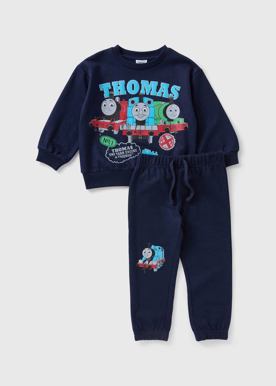 Thomas The Tank Boys Navy Sweatshirt & Jogging Bottom Set (1-7yrs)