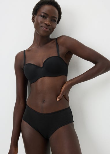 5 Pack Black Short Knickers