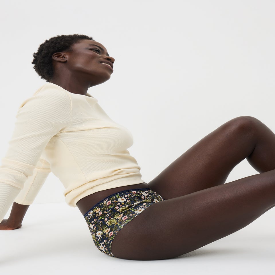 5 Pack Multi Floral Print Short Knickers