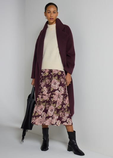 Et Vous Floral Frill Midaxi Dress