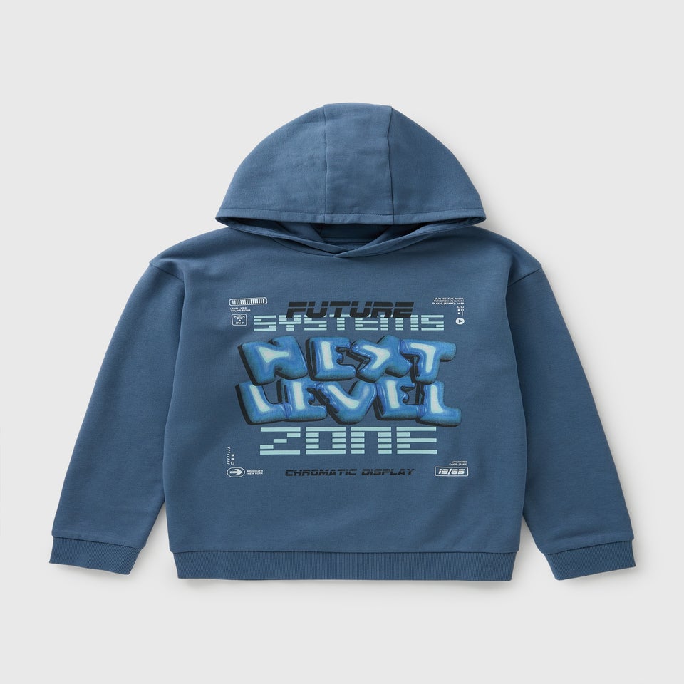 Boys Blue Next Level Zone Hoodie (7-15yrs)