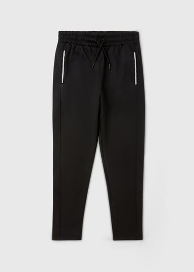 Boys Black Sport Jogging Co Ord Bottoms (7-15yrs)