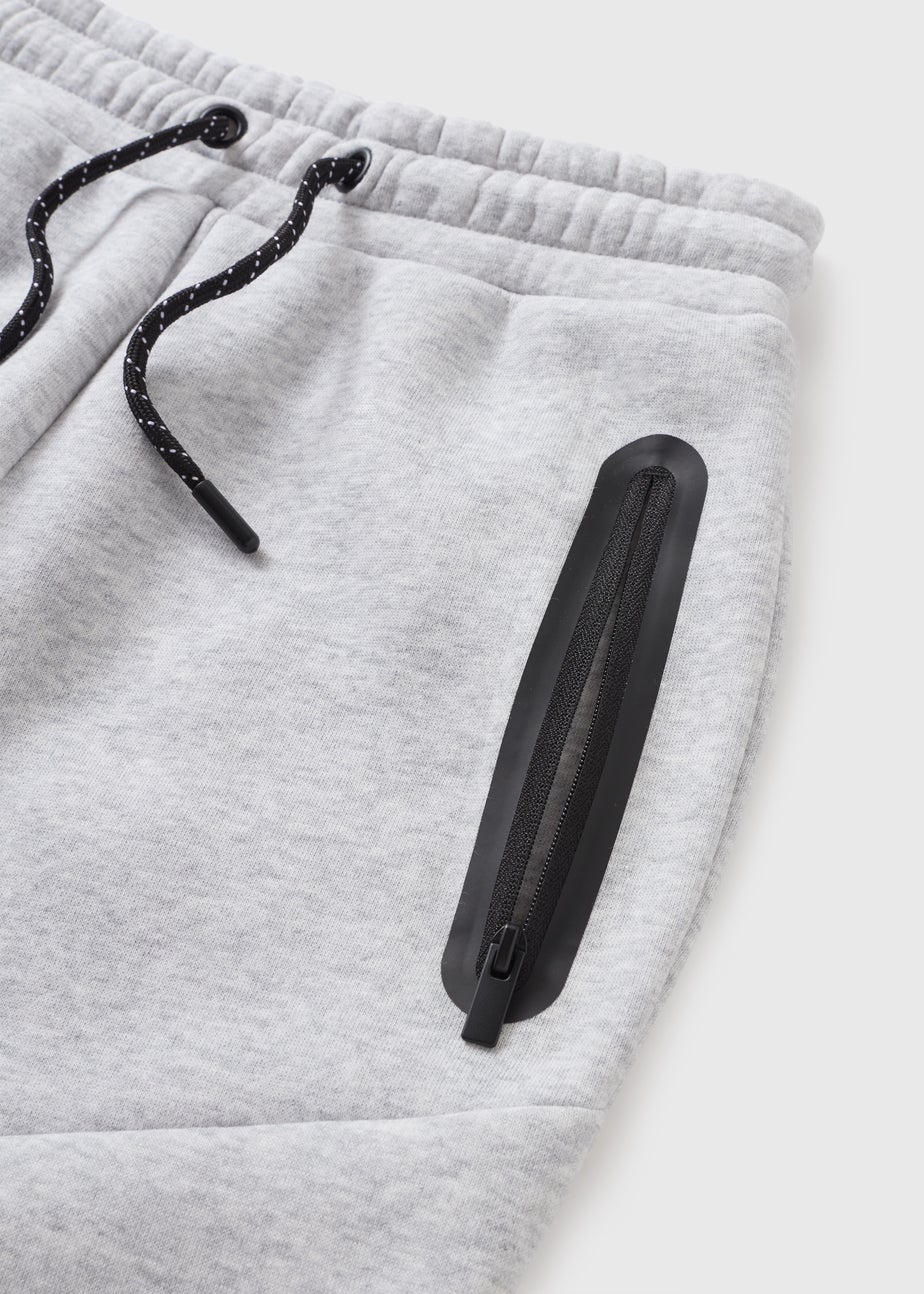 Boys Grey Sports Co Ord Jogging Bottoms (7-15yrs)