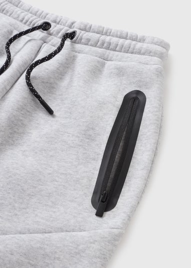 Boys Grey Sports Co Ord Jogging Bottoms (7-15yrs)