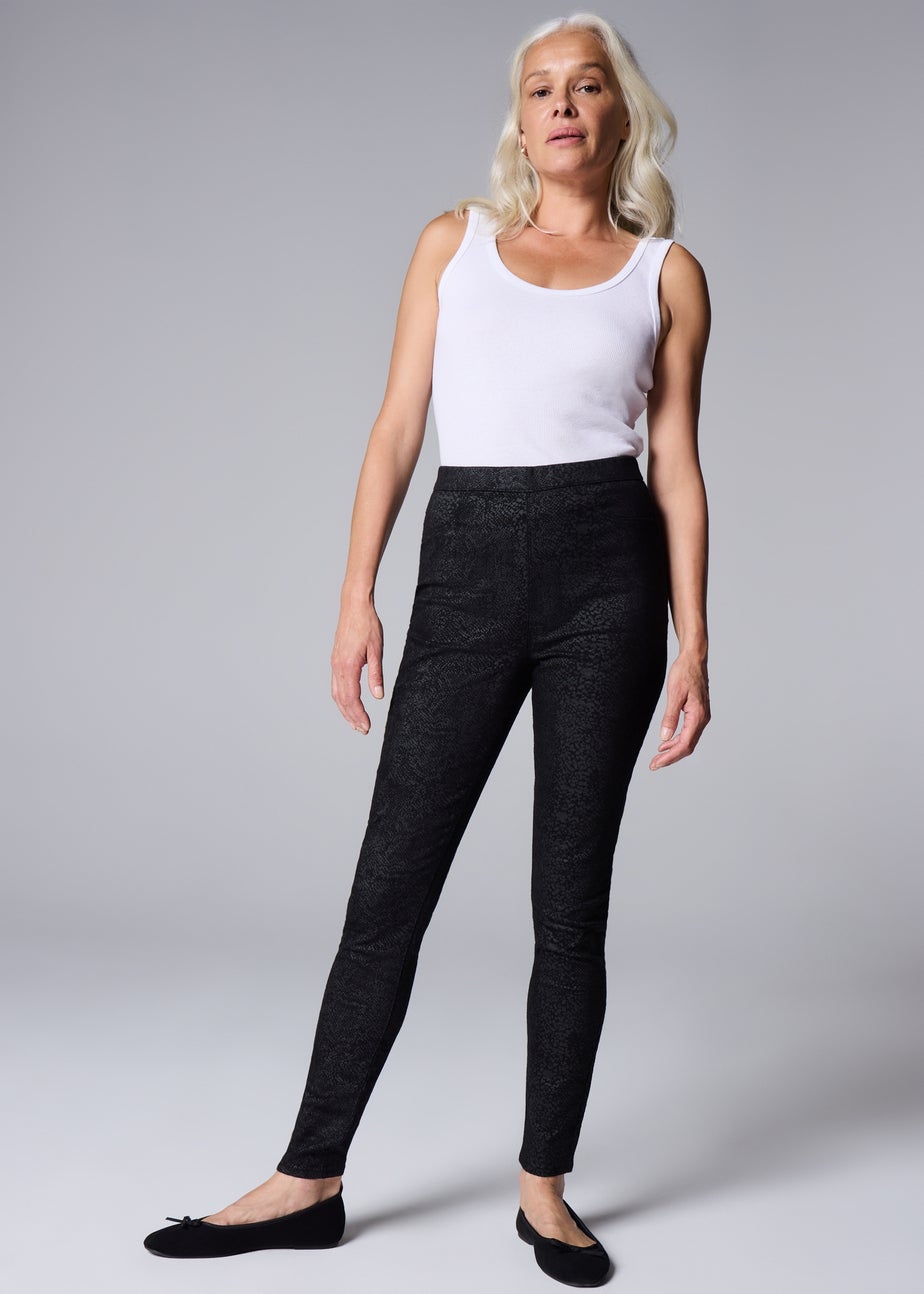 Black Printed Rosie Jeggings