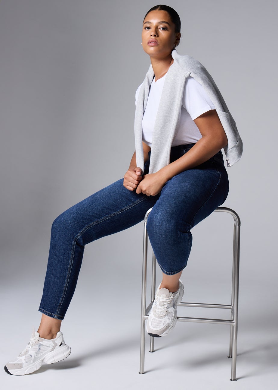 Darkwash Ava Mom Jeans