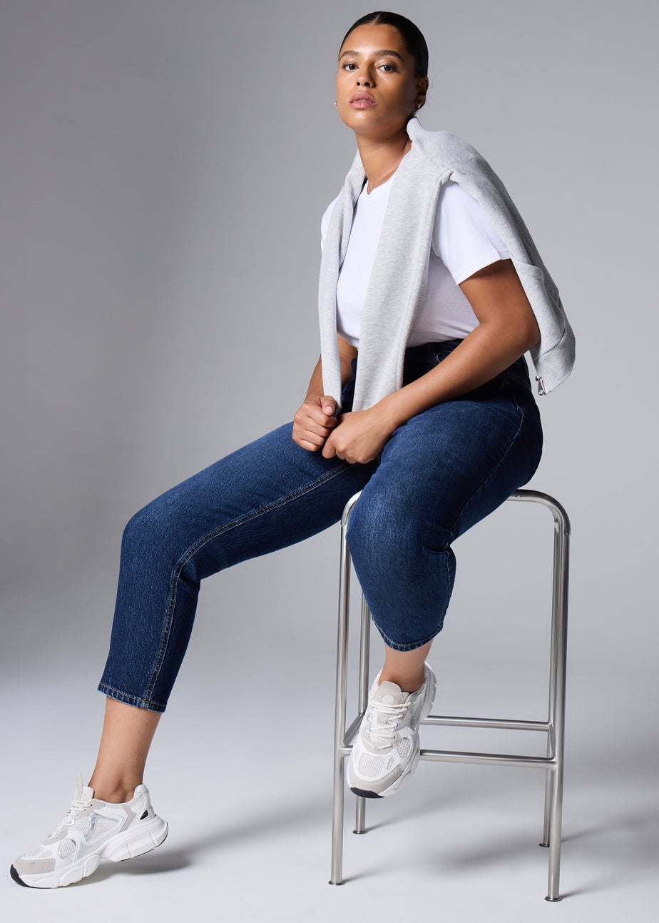 Darkwash Ava Mom Jeans