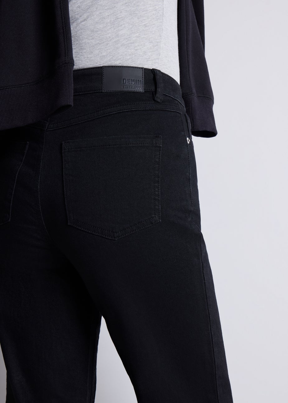 Black Straight Leg Jeans