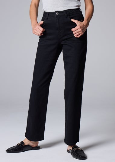 Black Straight Leg Jeans