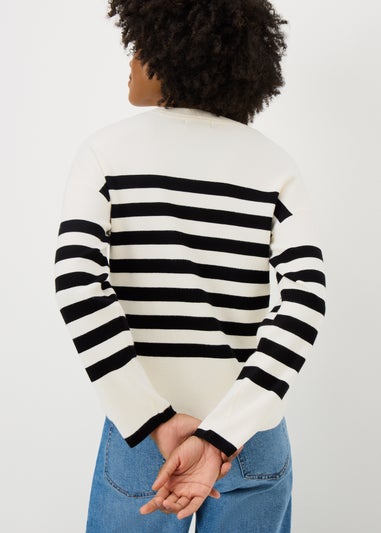 Cream Stripe Jumper