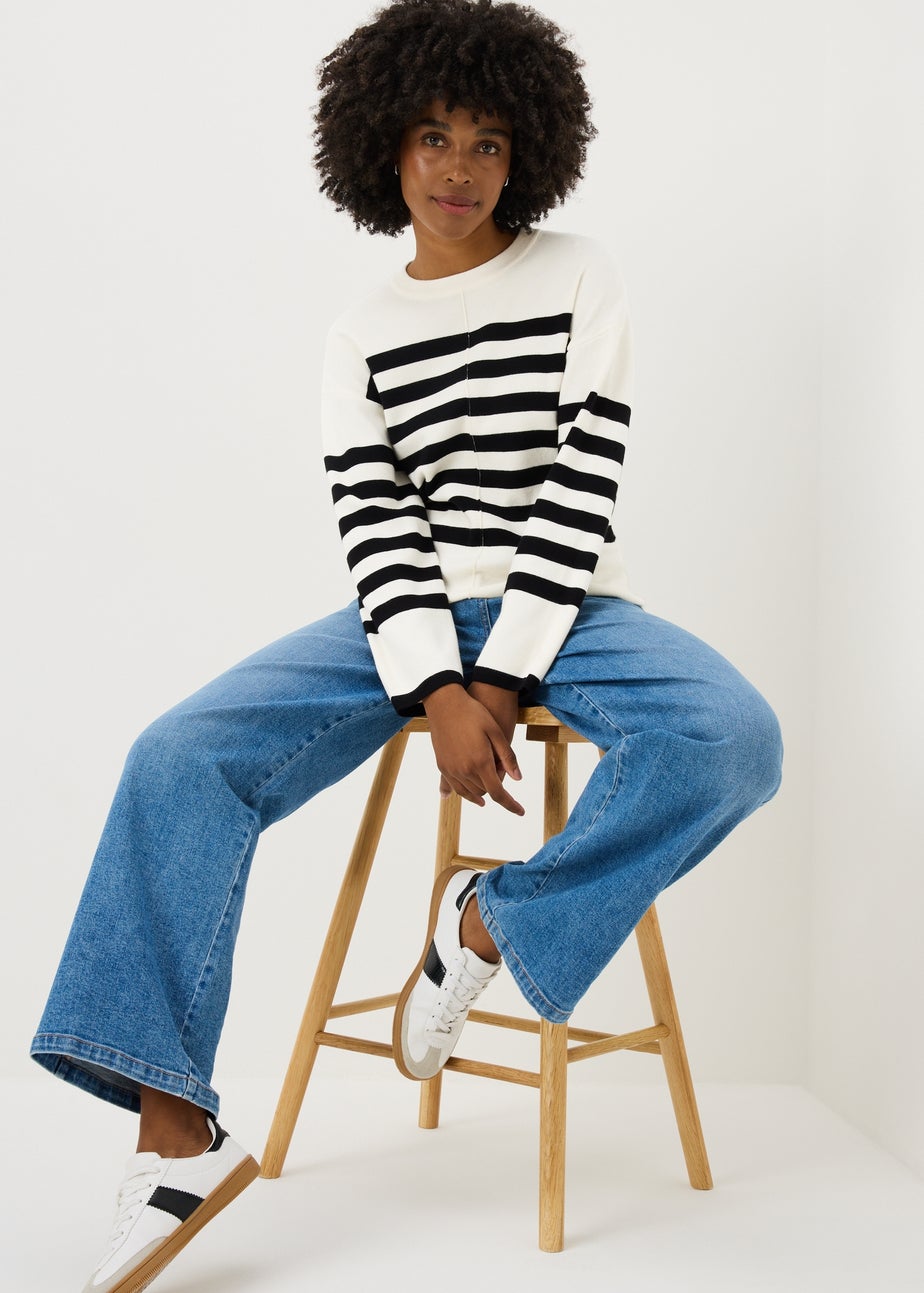 Cream Stripe Jumper
