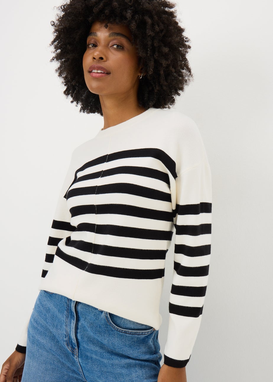 Cream Stripe Jumper