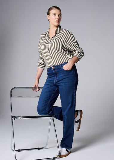 Darkwash Straight Leg Jeans