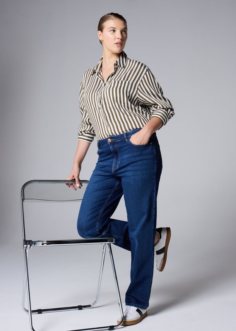 Darkwash Straight Leg Jeans