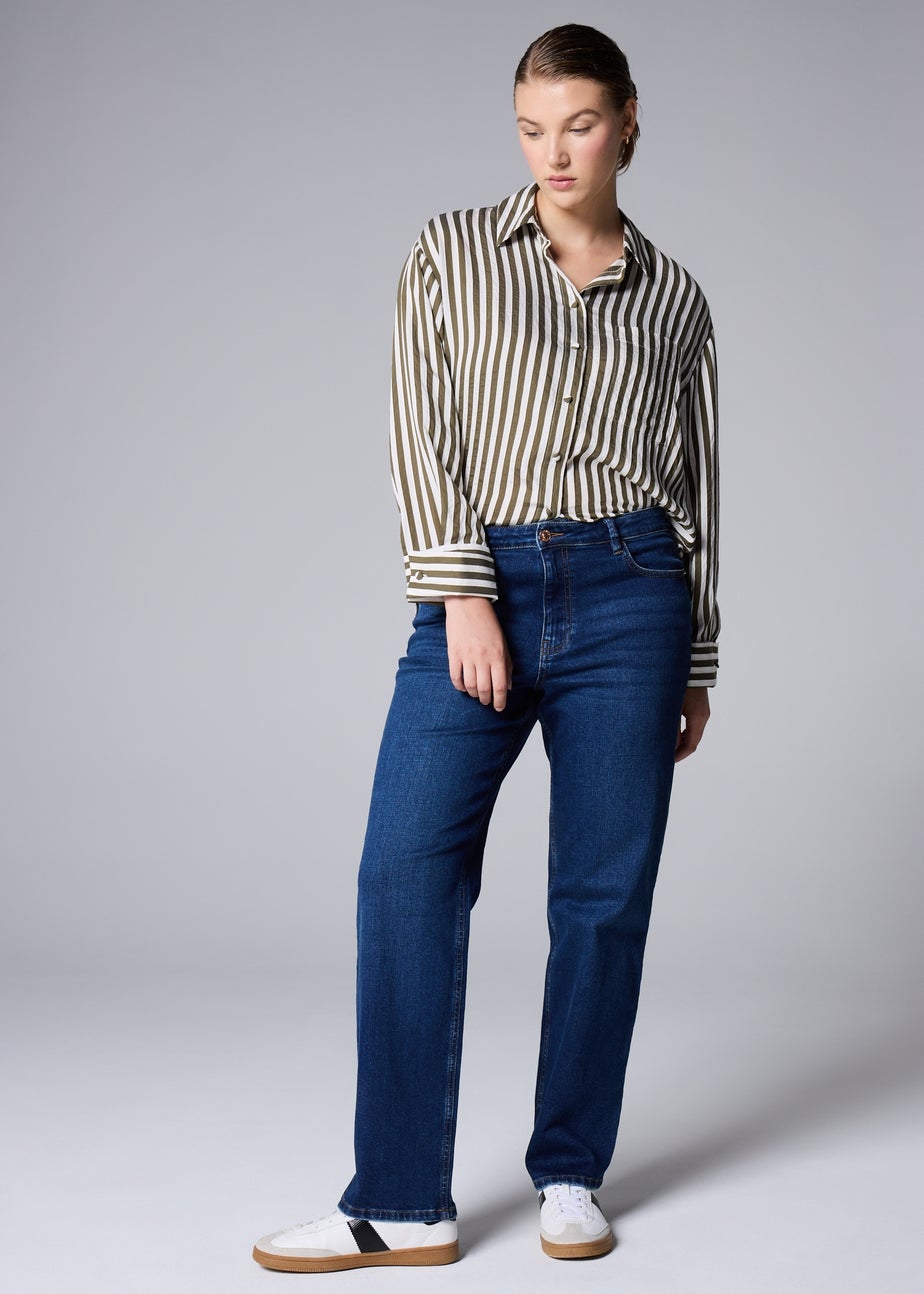 Darkwash Straight Leg Jeans