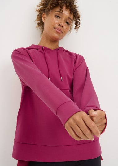 Souluxe Raspberry Longline Hoodie