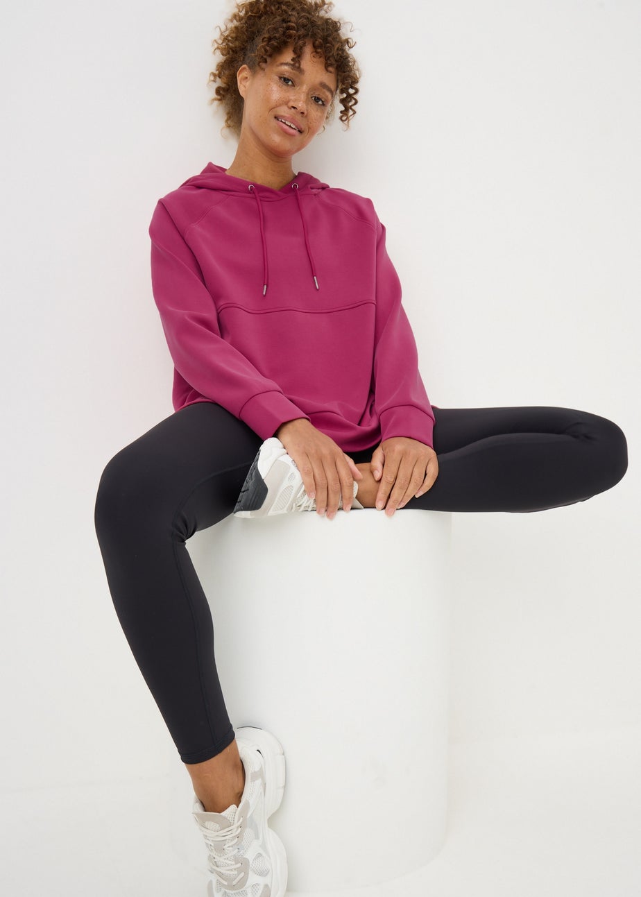 Souluxe Raspberry Longline Hoodie