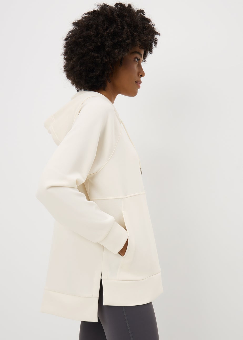 Souluxe Cream Longline Hoodie