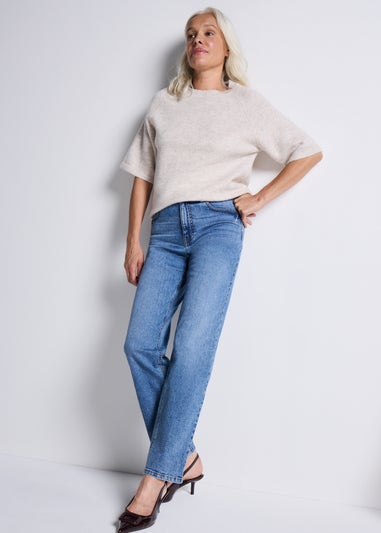 Midwash Straight Leg Jeans