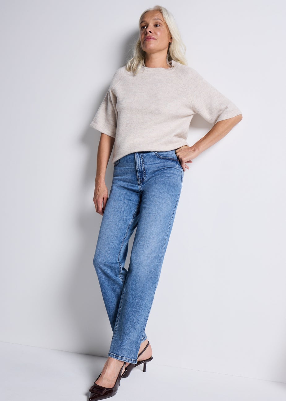 Midwash Straight Leg Jeans