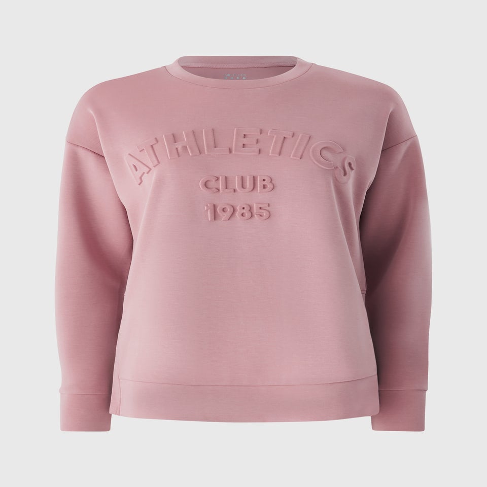 Souluxe Pink Slogan Sweatshirt