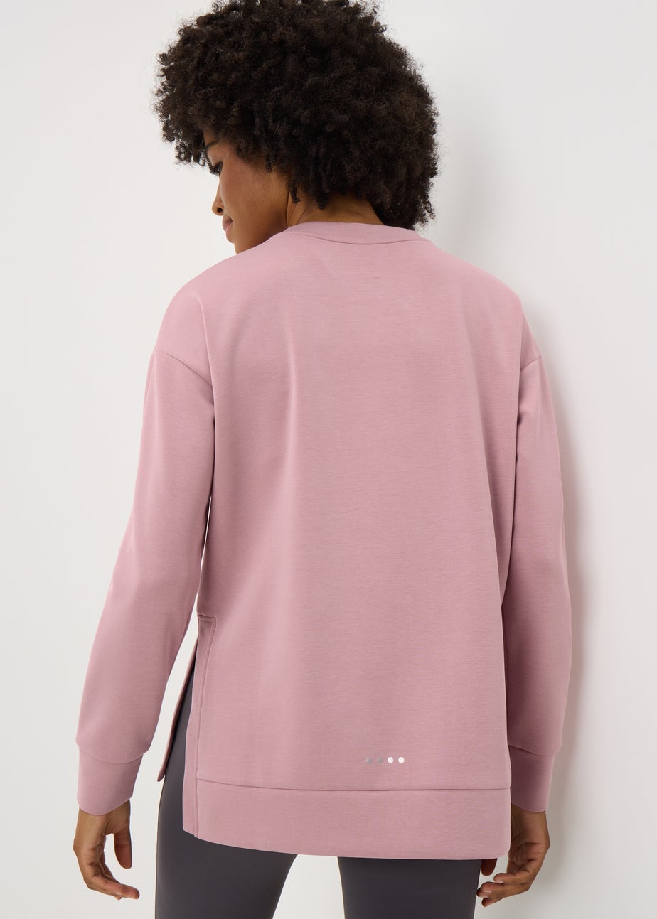 Souluxe Pink Slogan Sweatshirt