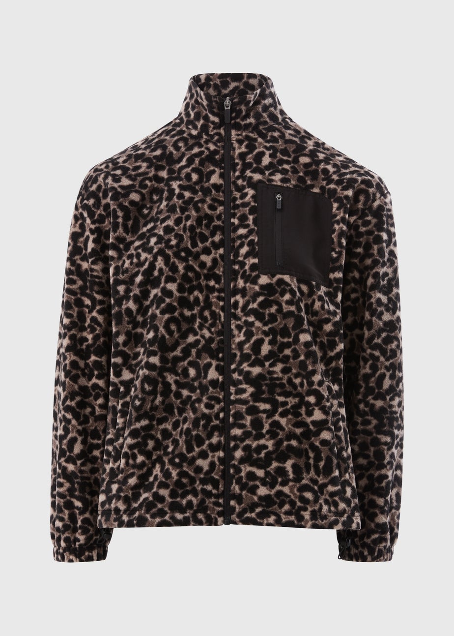 Souluxe Brown Animal Sports Fleece