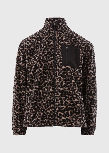 Souluxe Brown Animal Sports Fleece