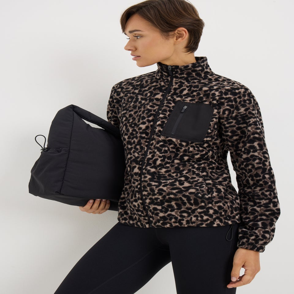 Souluxe Brown Animal Fleece