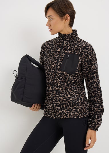 Souluxe Brown Animal Fleece