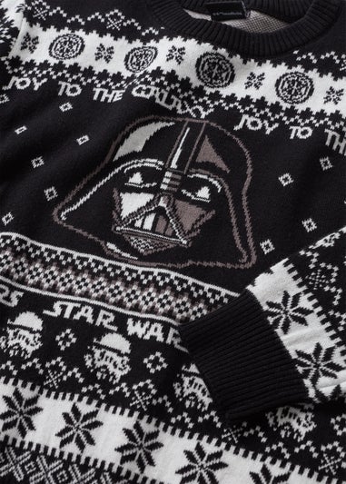 Star Wars Black Christmas Knit Jumper